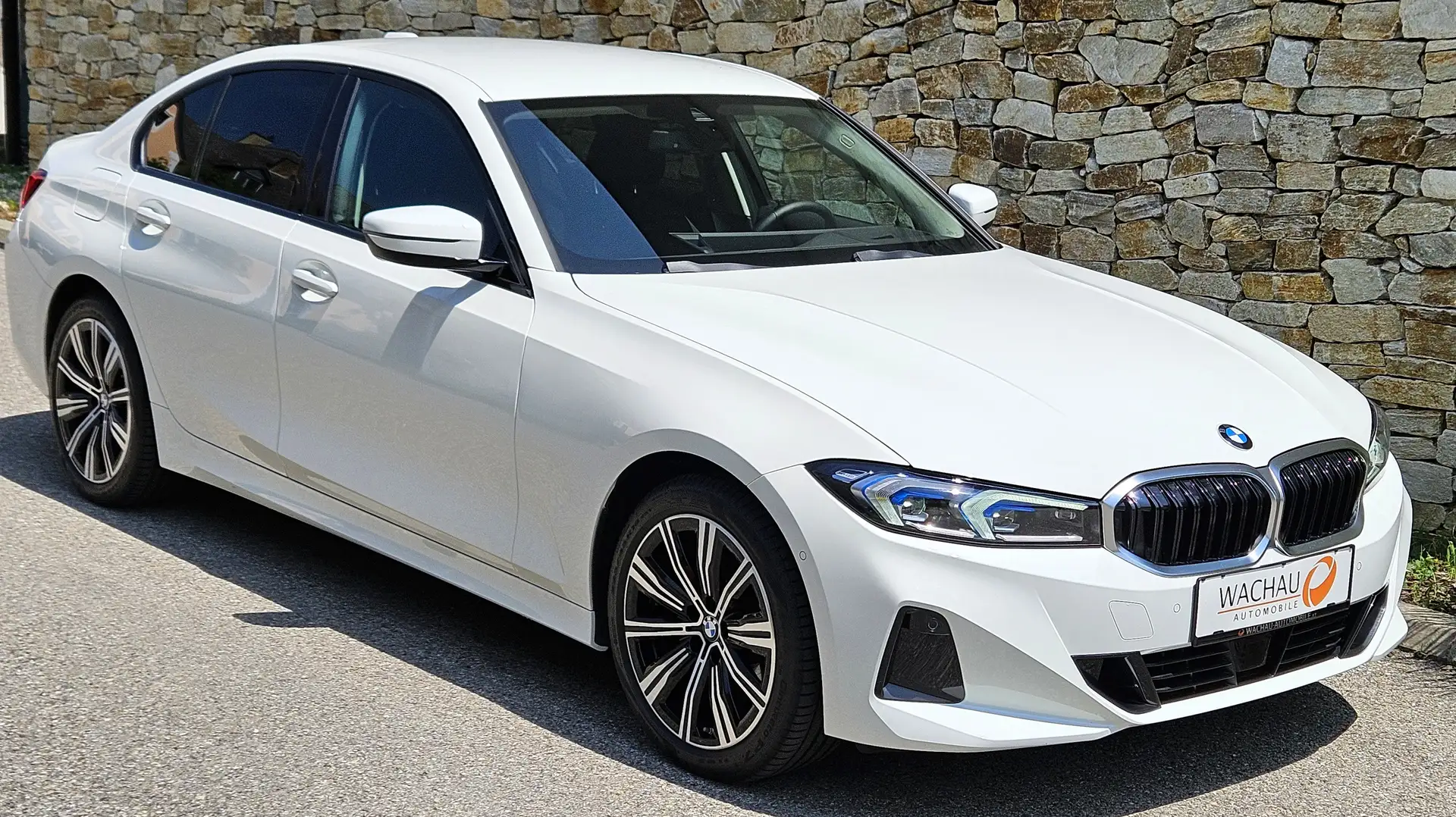 BMW 318 d 48 V Aut*Headup*ACC*Memory*Keyless*Paket Care Weiß - 1