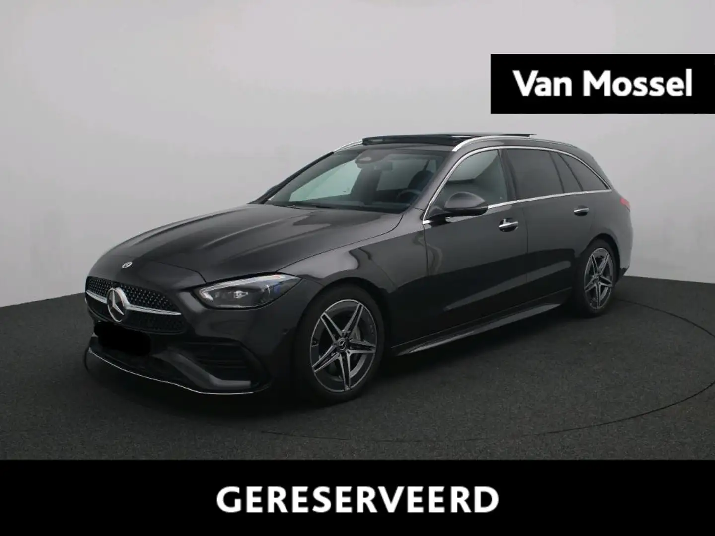 Mercedes-Benz C 180 AMG Line Break + DIGITAL LIGHT + PANORAMISCH DAK + Gris - 1