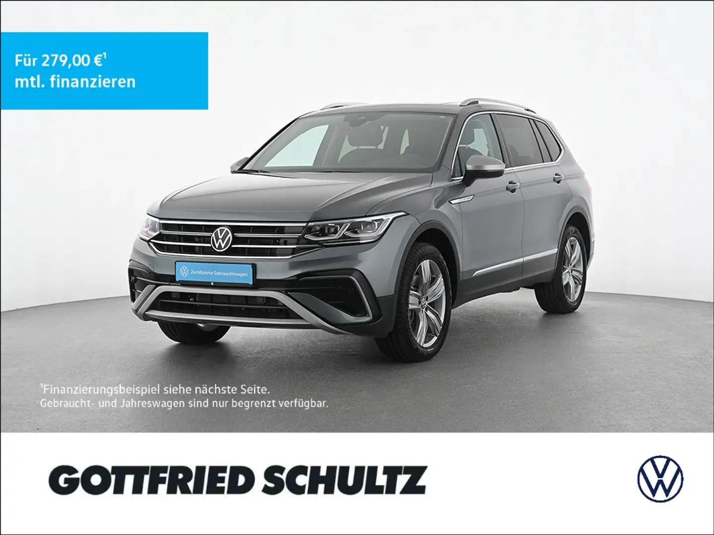 Volkswagen Tiguan Allspace Elegance 4Motion TSI DSG Matrix Panorama AHK Navi Grau - 1