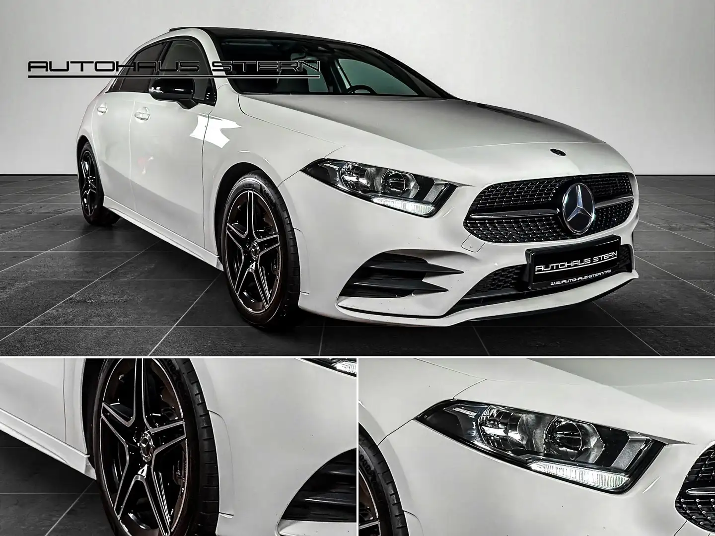 Mercedes-Benz A 180 A 180d*AMG Style*Panorama*Wide Screen*1.Hand** Weiß - 2