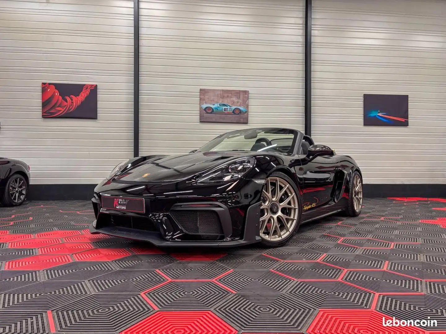 Porsche 718 Spyder RS – Pack Weissach Full Carbone Jantes Magnésium PCCB TVA récupérable 1ère main Noir - 1