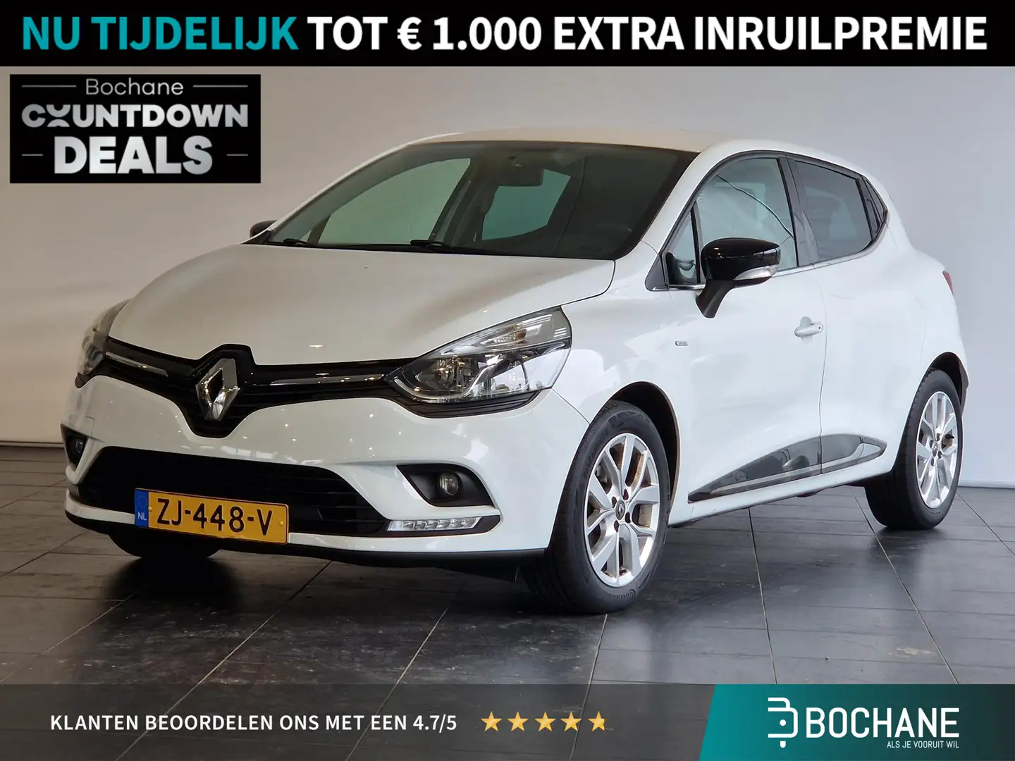 Renault Clio 0.9 TCe Limited | NAVIGATIE | PARKEERSENSOREN ACHT Blanc - 1