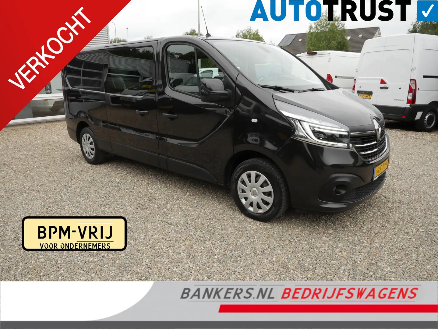 Renault Trafic 2.0 dCi 120PK, L2H1, Dubbel cabine, Airco Noir - 1