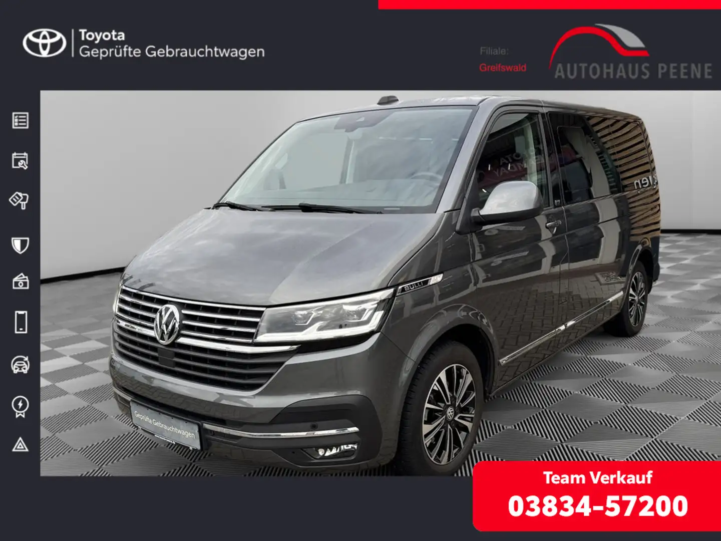 Volkswagen T6.1 Transporter Multivan 2.0 TDI Multivan Generation Six FWD Grijs - 1