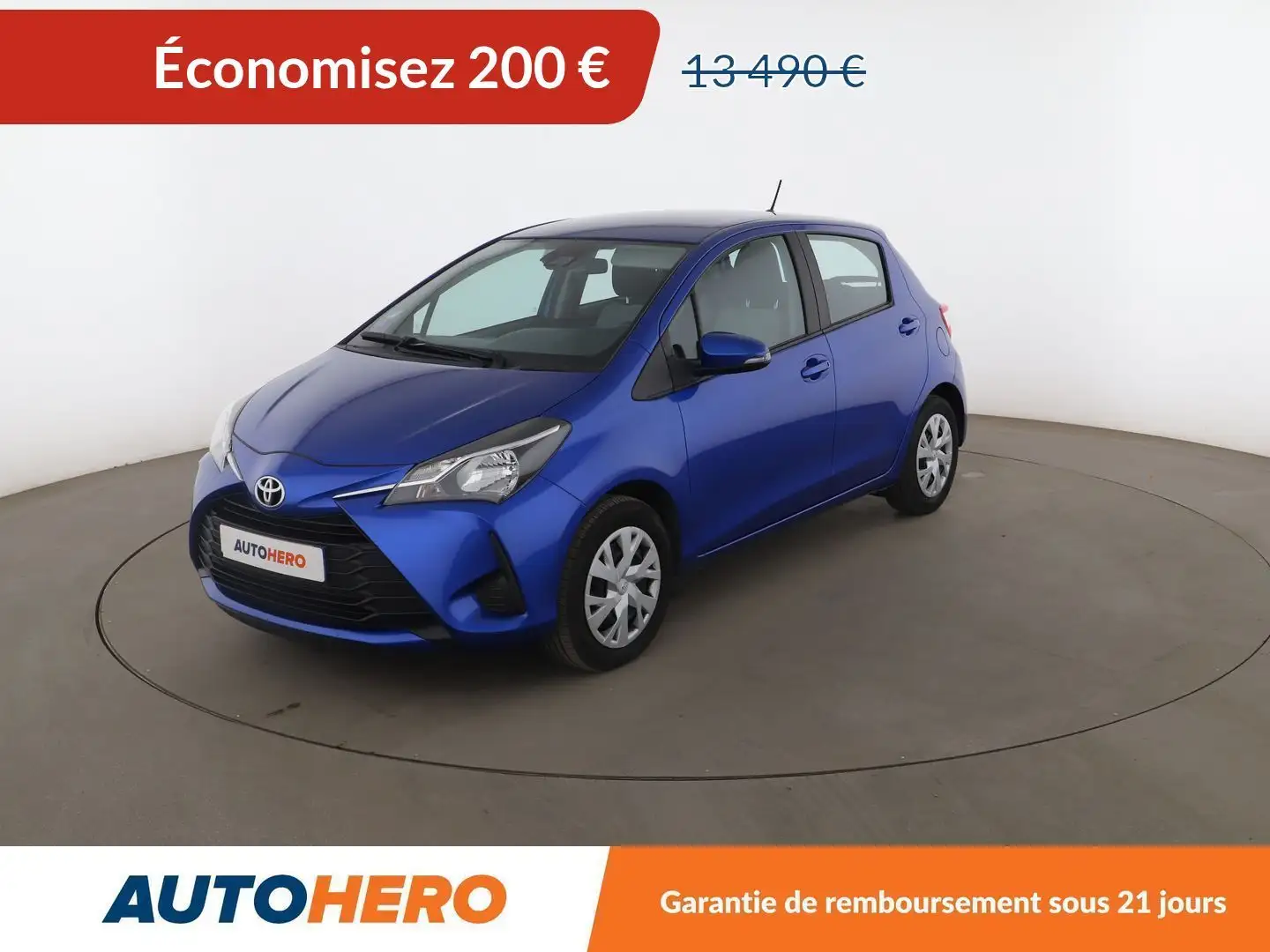 Toyota Yaris 1.5 VVT-i France Connect Bleu - 1