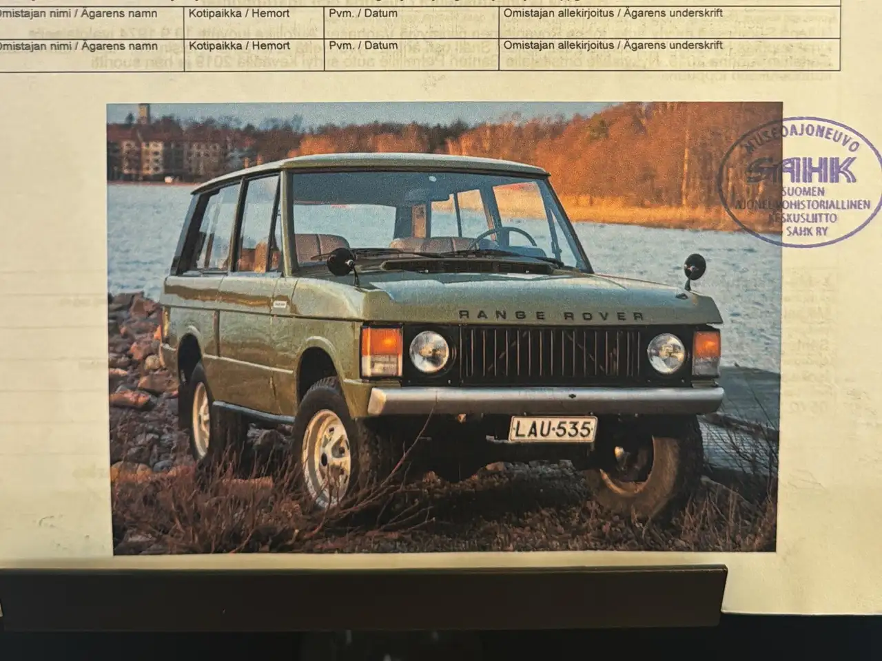 Land Rover Range Rover 3p Suffix C V8, foto 2