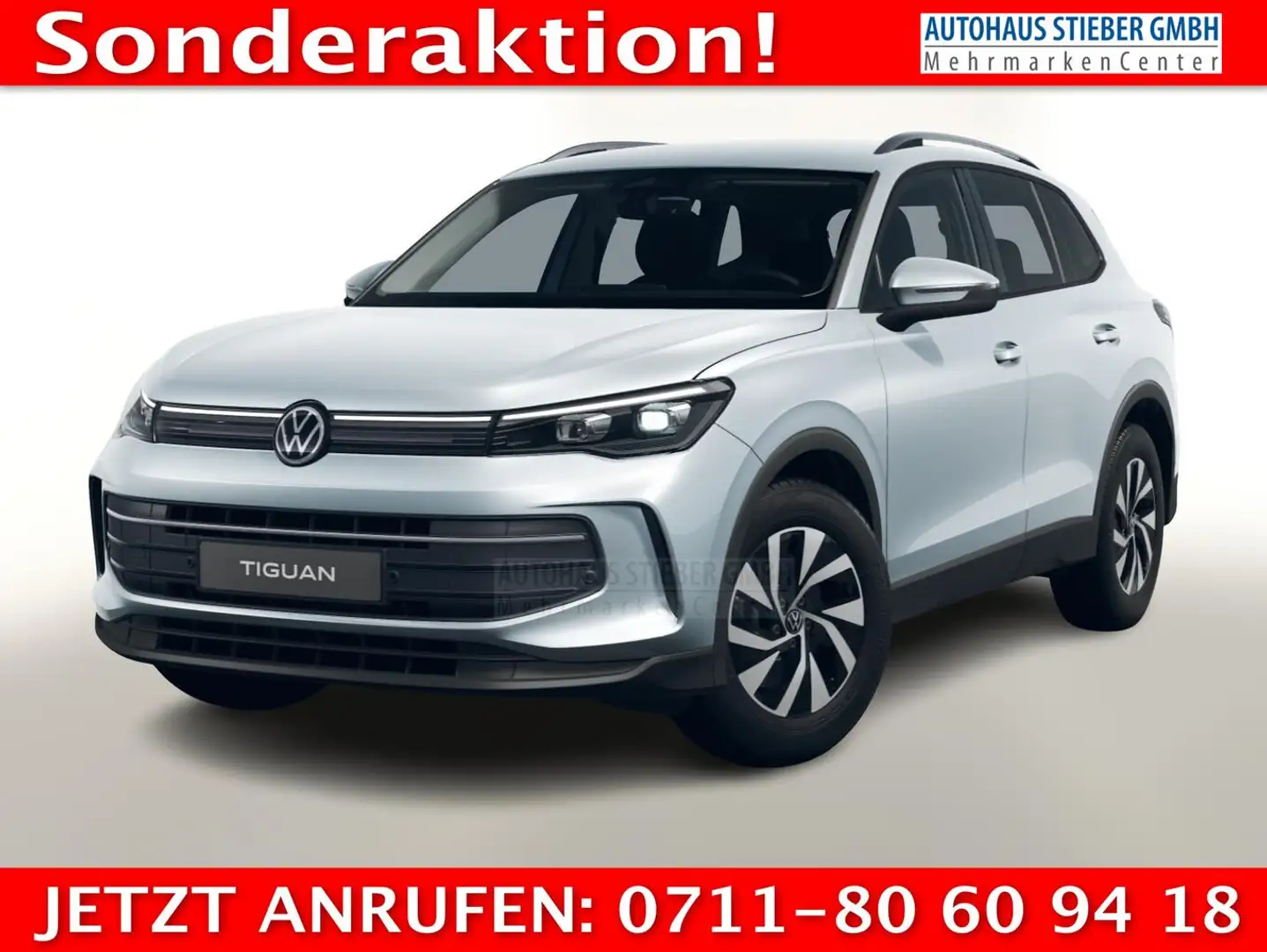 Volkswagen Tiguan TDI 150 DSG FACELIFT LED+ eHk KeyL SHZ 110 kW (... Argent - 1