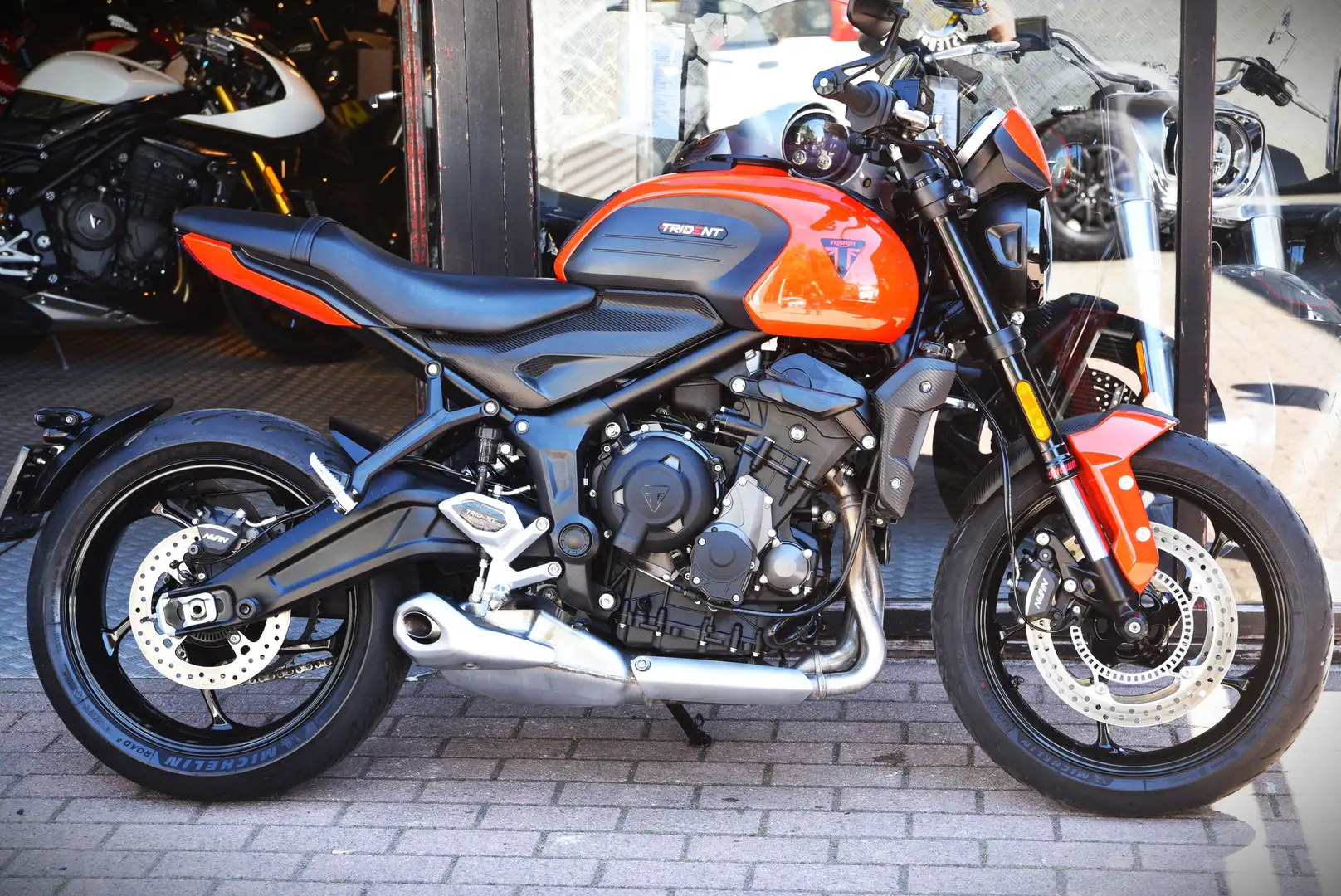 Triumph Trident 660 A2 ***MOTO VERTE*** Orange - 2