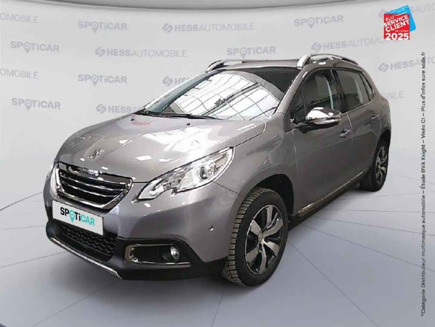Peugeot 2008 1.2 PureTech 110ch Allure S\u0026S EAT6 Gris - 1