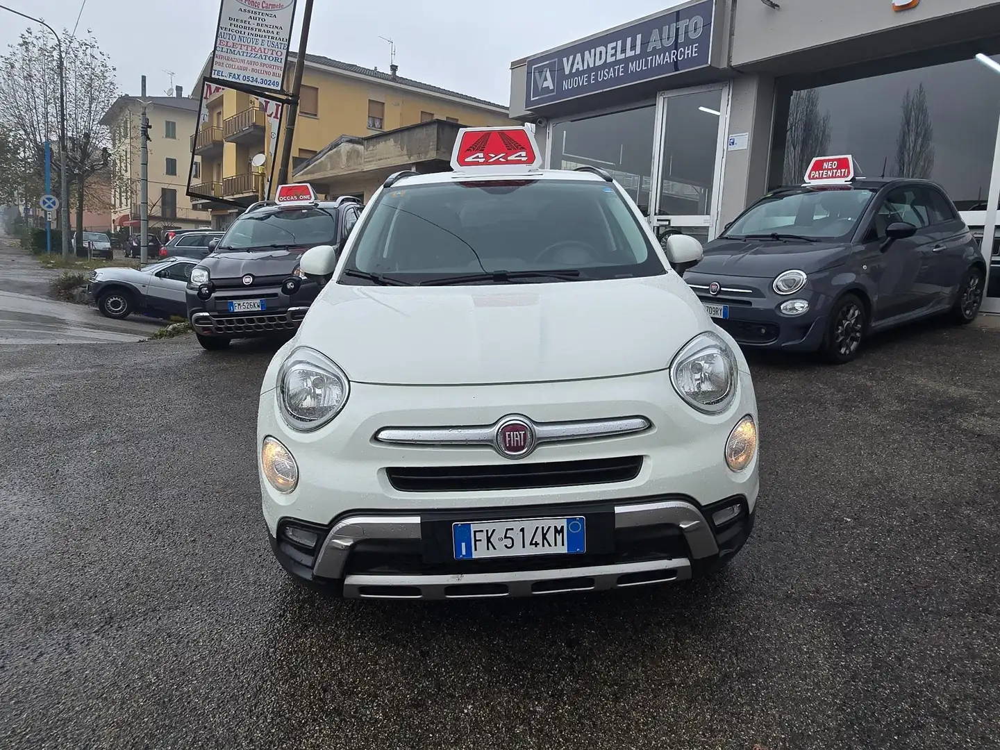Fiat 500X 500 X 2015 2.0 mjt Cross Plus 4x4 140cv Blanc - 1