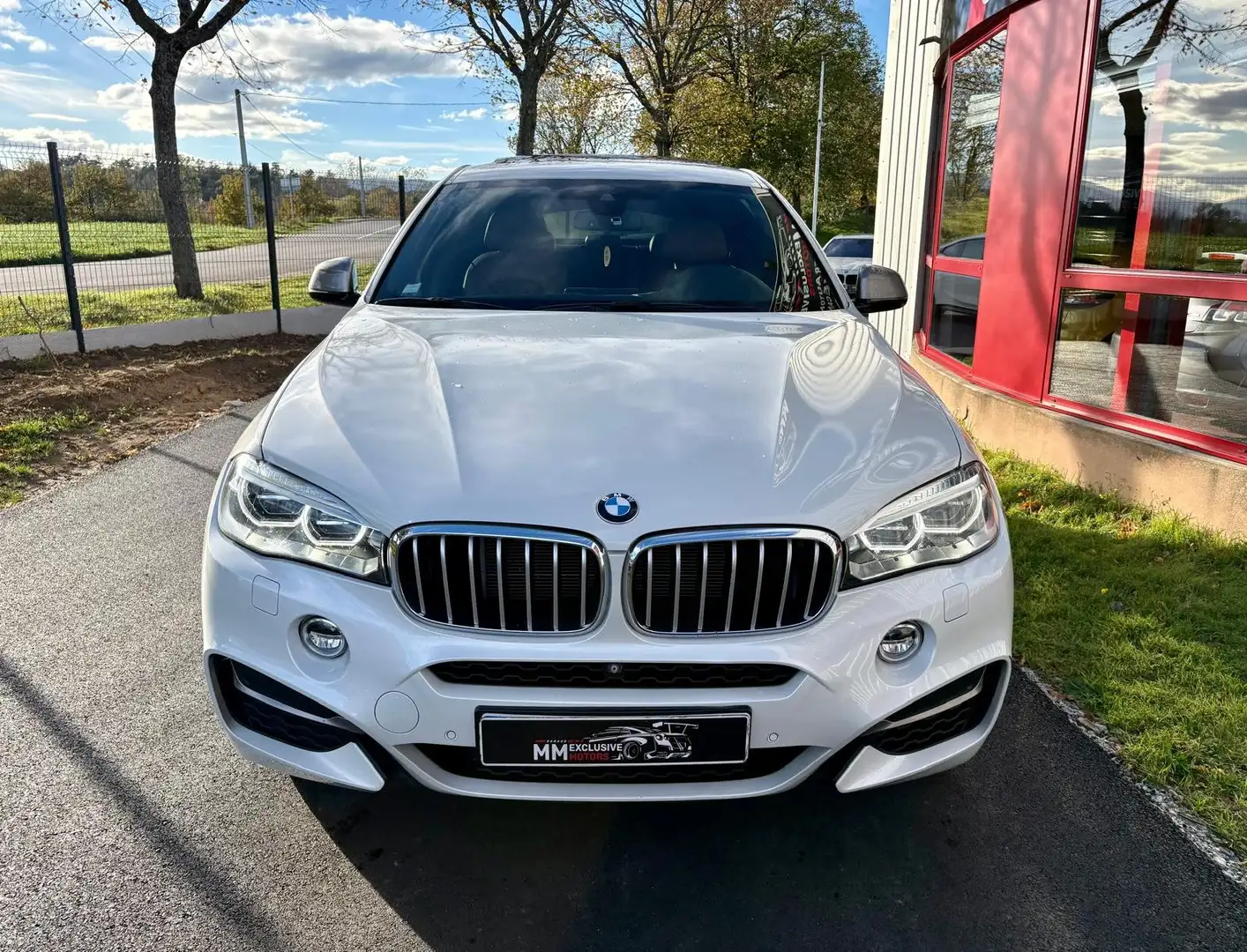 BMW X6 M X6 M50d 381 ch A Blanc - 2