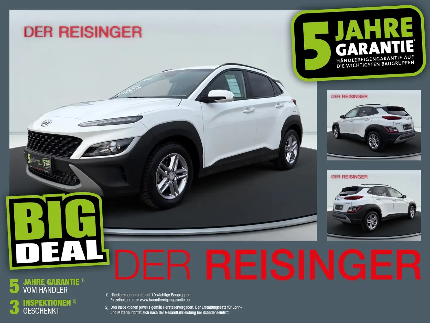 Hyundai KONA 1.0 T-GDi 2WD Edition 30 Blanc - 1