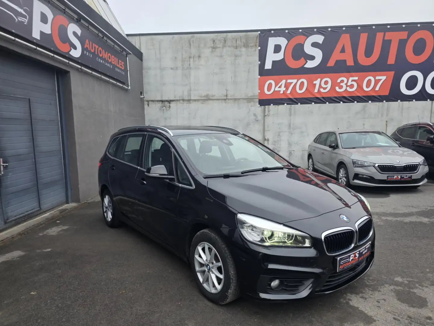BMW 216 d Grand Tourer*GPS*PDC*COFFRE ELEC*CUIR*... Noir - 2