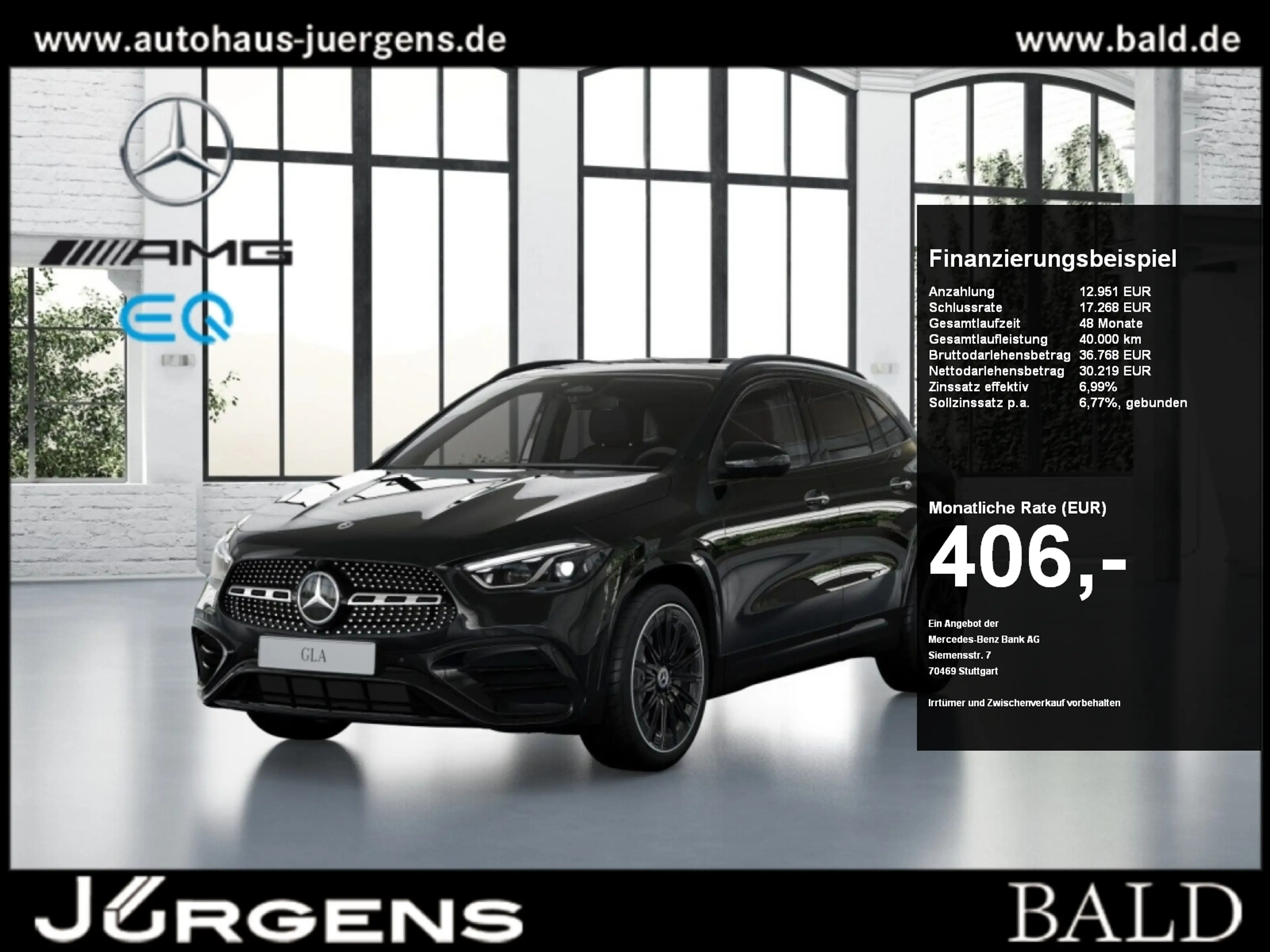 Mercedes-Benz GLA 220 d 4MATIC AMG-Sport+Pano+Distr+MLB+Night
