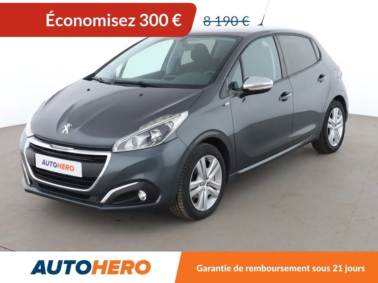 Peugeot 208 1.2 PureTech Style Gris - 1