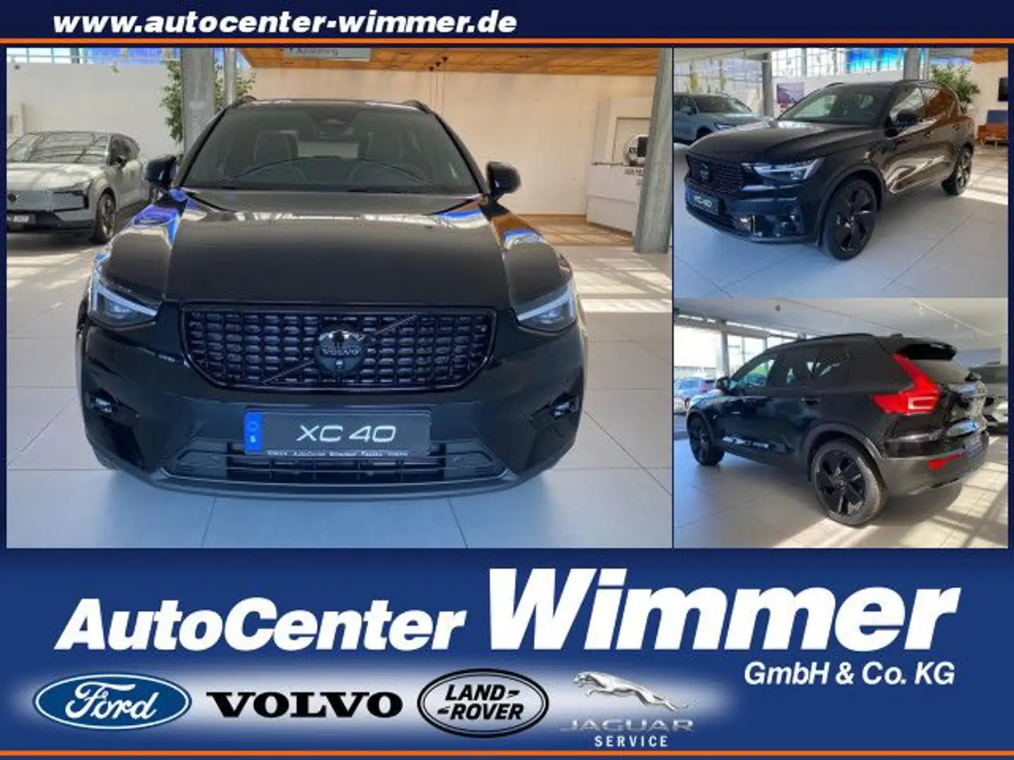 Volvo XC40 Black Edtion Ultra Pano+Winterpaket+Lichtpake Noir - 1