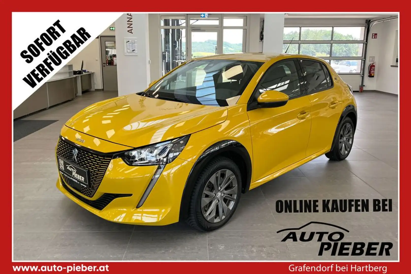 Peugeot 208 Peugeot (e-) 50kWh Allure Pack*3-phasig Laden* Gelb - 1