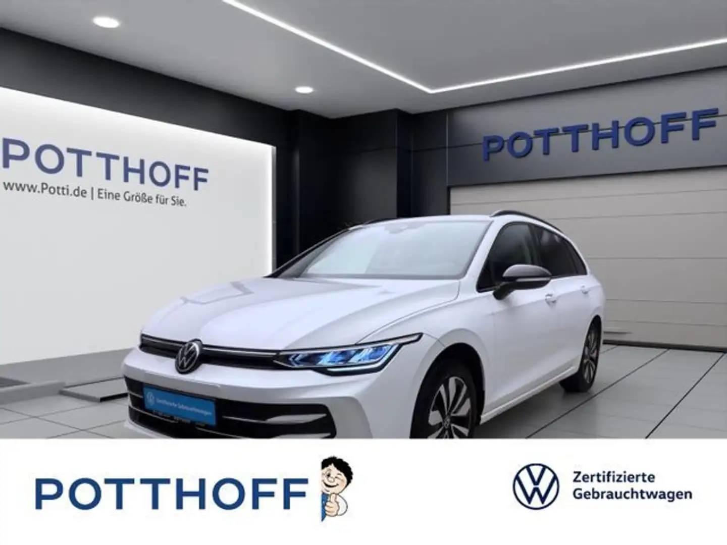 Volkswagen Golf Variant 1.5 eTSI DSG GOAL AHK NAVI KAMERA L Weiß - 1