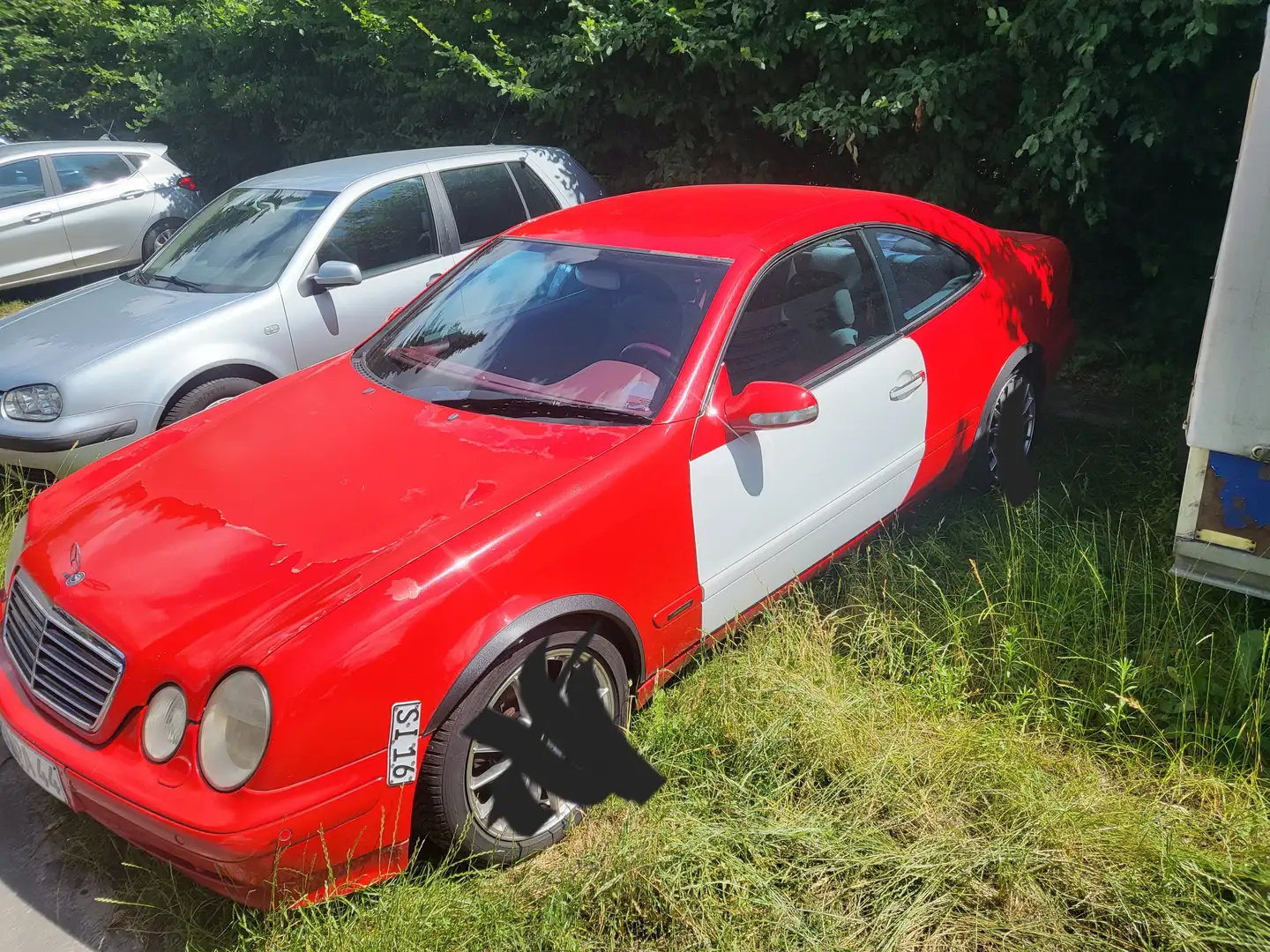 Mercedes-Benz CLK 200 CLK Coupe 200 Avantgarde Rojo - 2