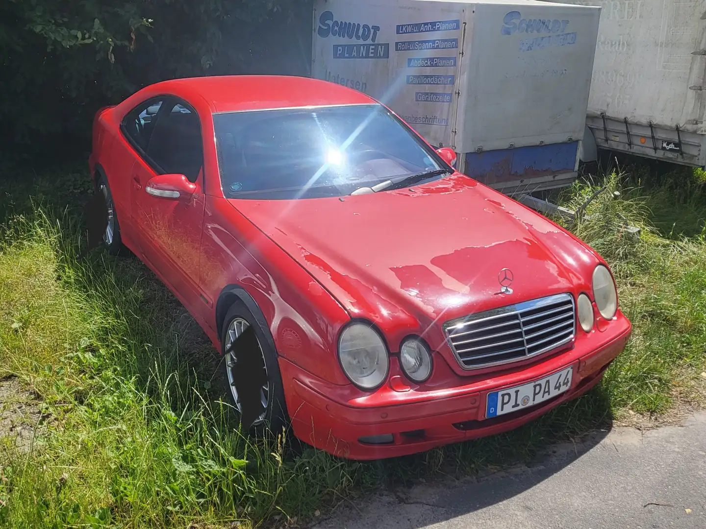 Mercedes-Benz CLK 200 CLK Coupe 200 Avantgarde Rojo - 1