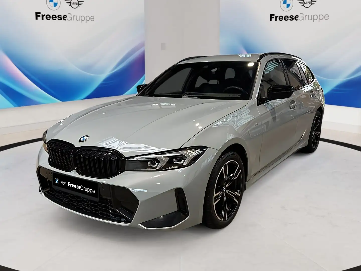 BMW 318 i Touring DAB LED RFK AHK Klimaaut. PDC Grau - 1