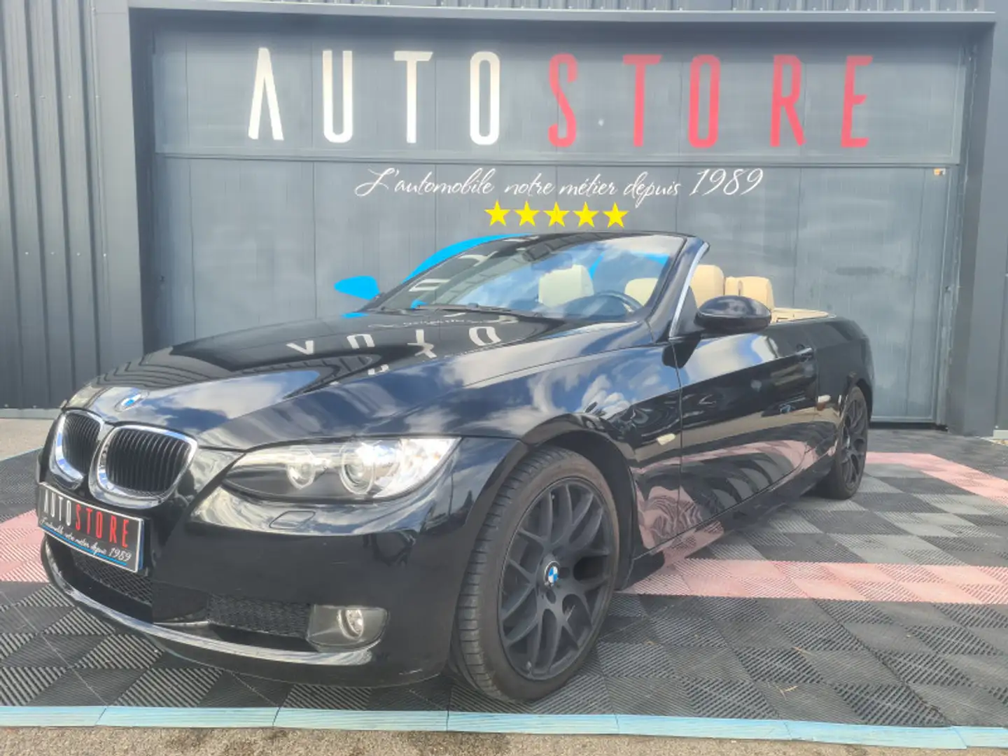 BMW 320 (E93) 320DA 177CH LUXE Negro - 1