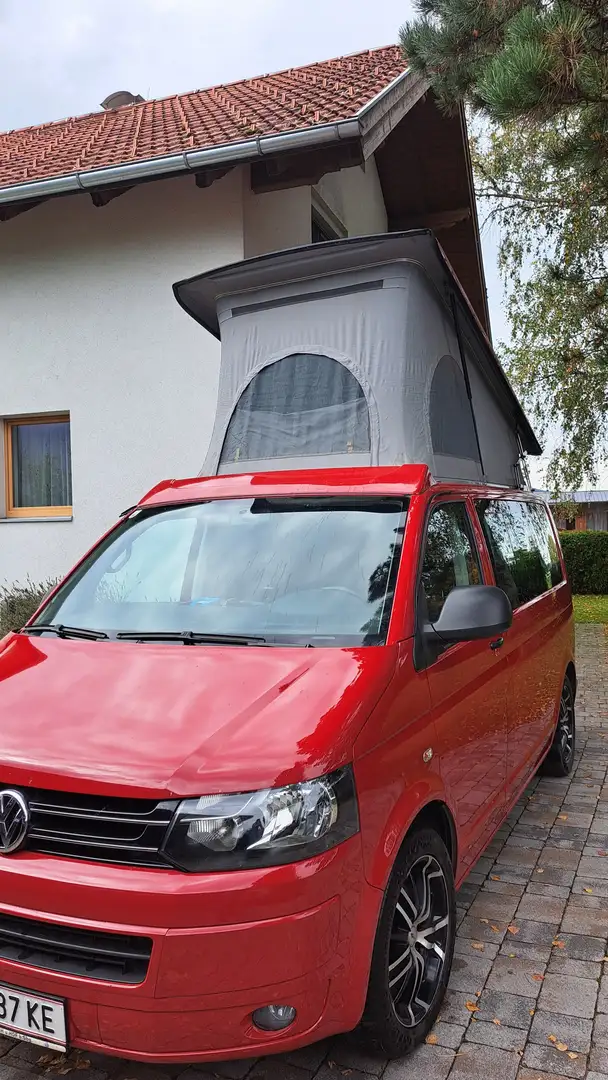 Volkswagen T5 California Multivan,  wie California Beach Rot - 2