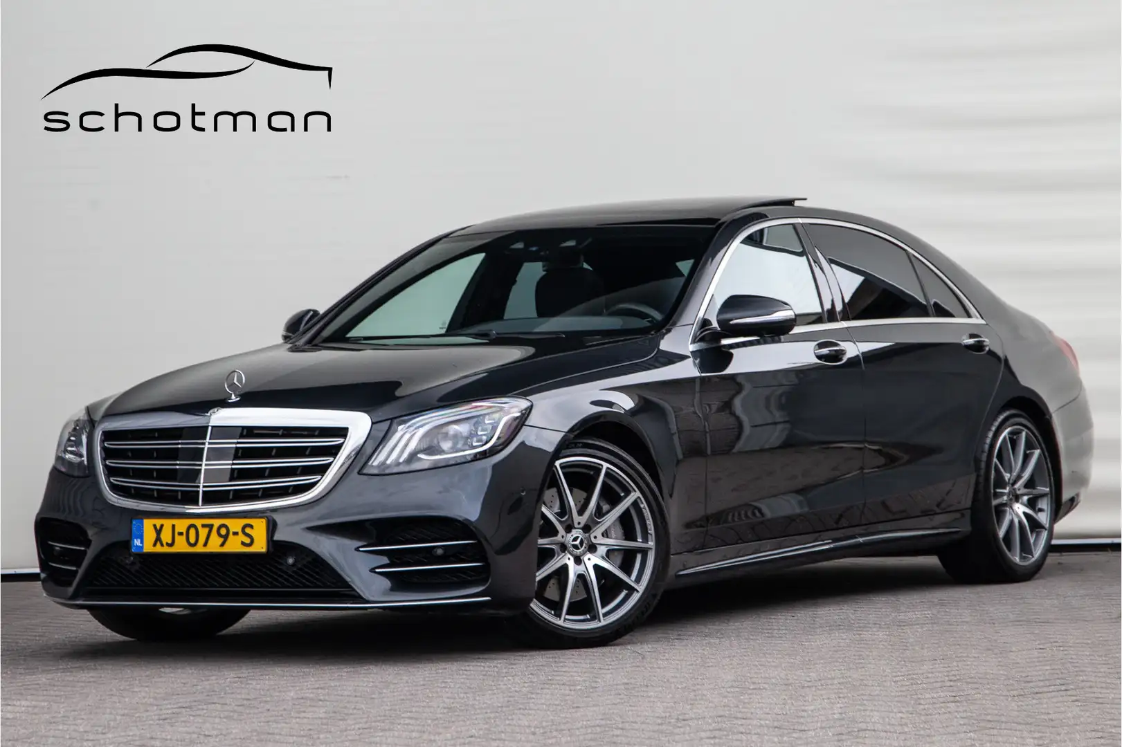 Mercedes-Benz S 350 350d 4Matic Lang AMG, Leder Exclusief, Airmatic, D Zwart - 1