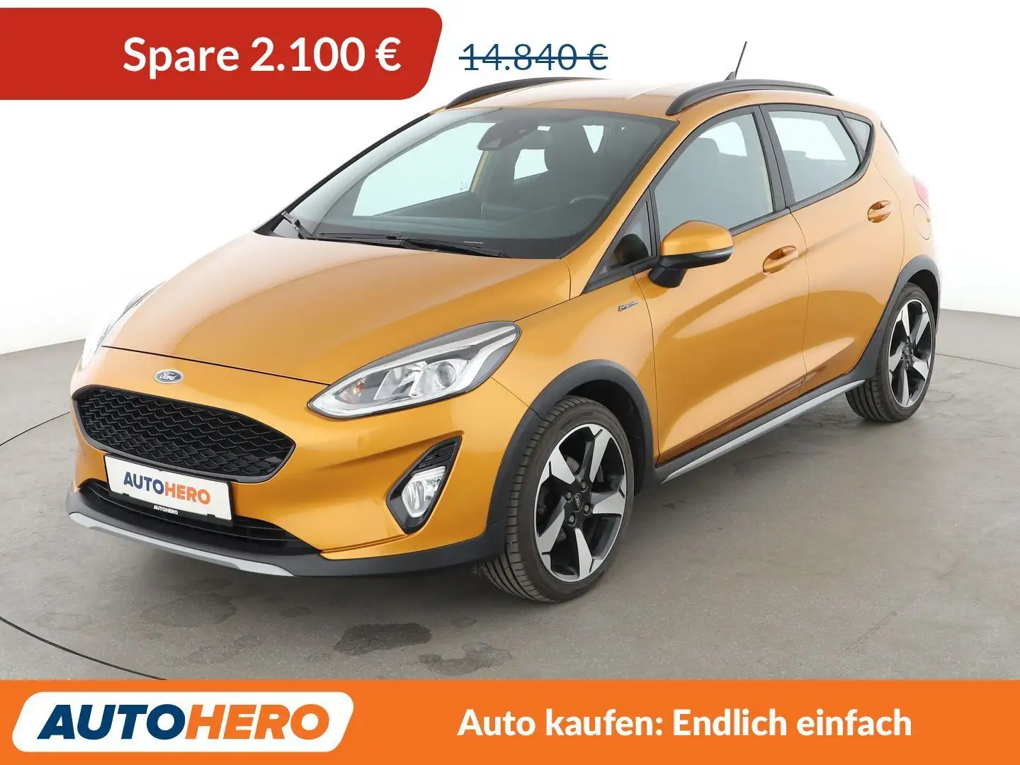 Ford Fiesta 1.0 EcoBoost Active*SHZ*PDC*TEMPO* Gelb - 1