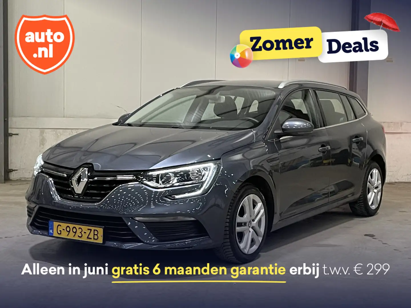 Renault Megane Estate 1.3 TCe Zen | Cruise Control | Carplay | Pa Grijs - 1