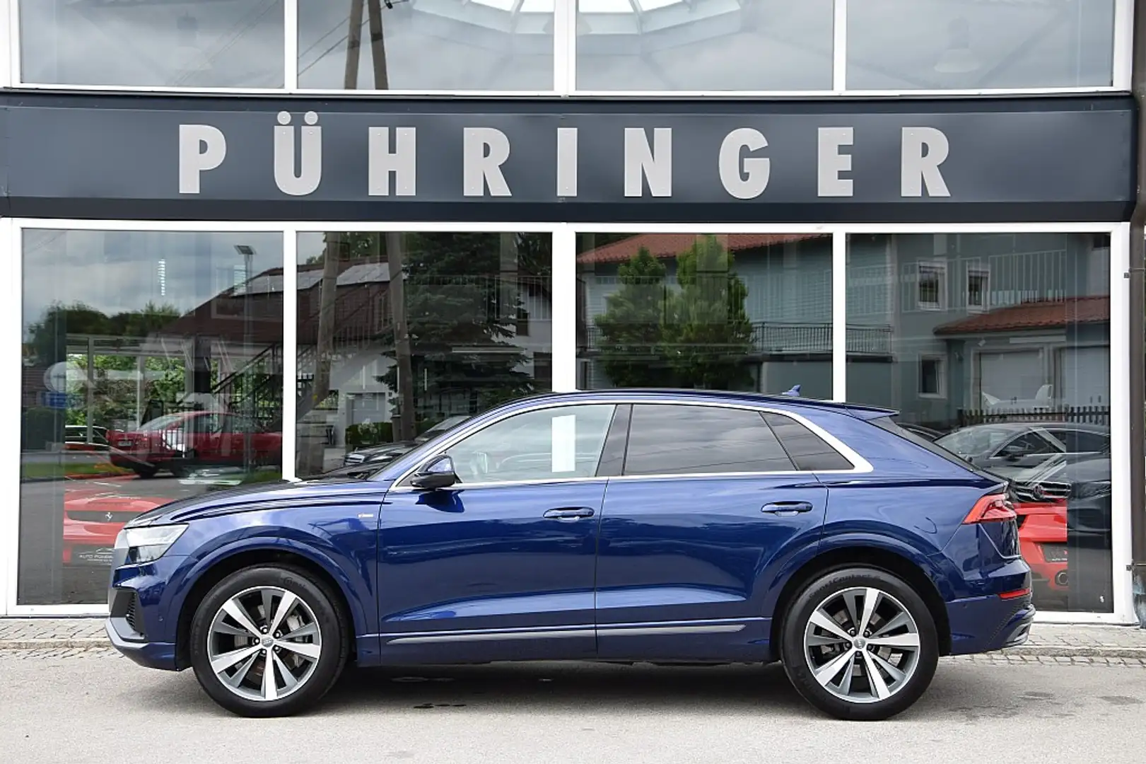 Audi Q8 50 MHEV TDI quattro Tiptronic *S-Line* Blau - 1
