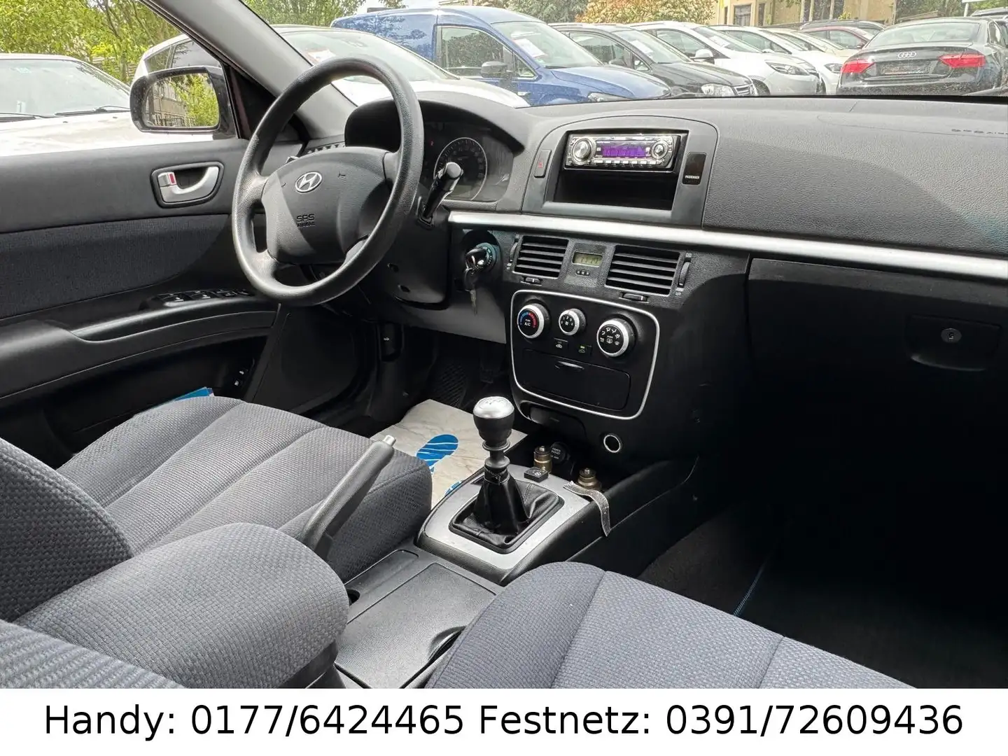 Hyundai SONATA 2.0 1.HAND/KLIMA/4xel.FH/GASANLAGE Negru - 2