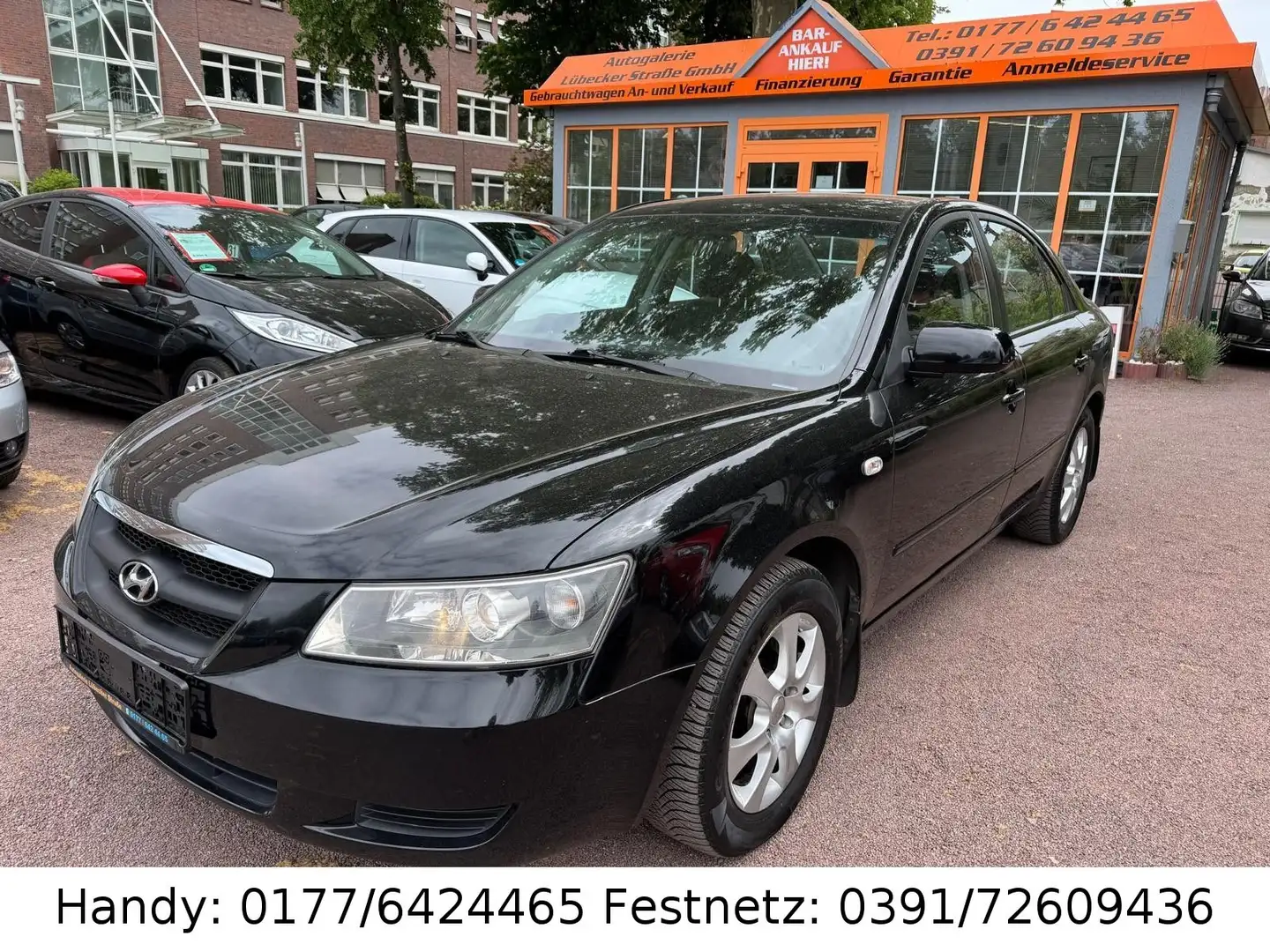 Hyundai SONATA 2.0 1.HAND/KLIMA/4xel.FH/GASANLAGE Negru - 1