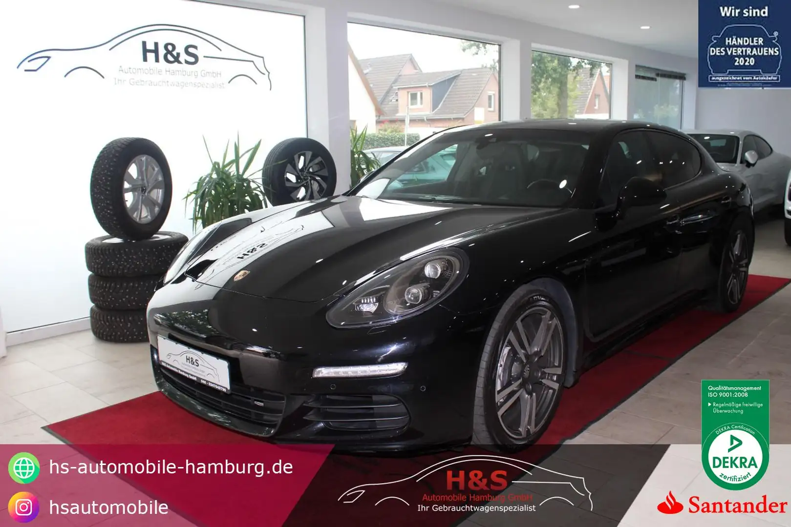 Porsche Panamera Diesel PDLS+*Scheckheft Noir - 1