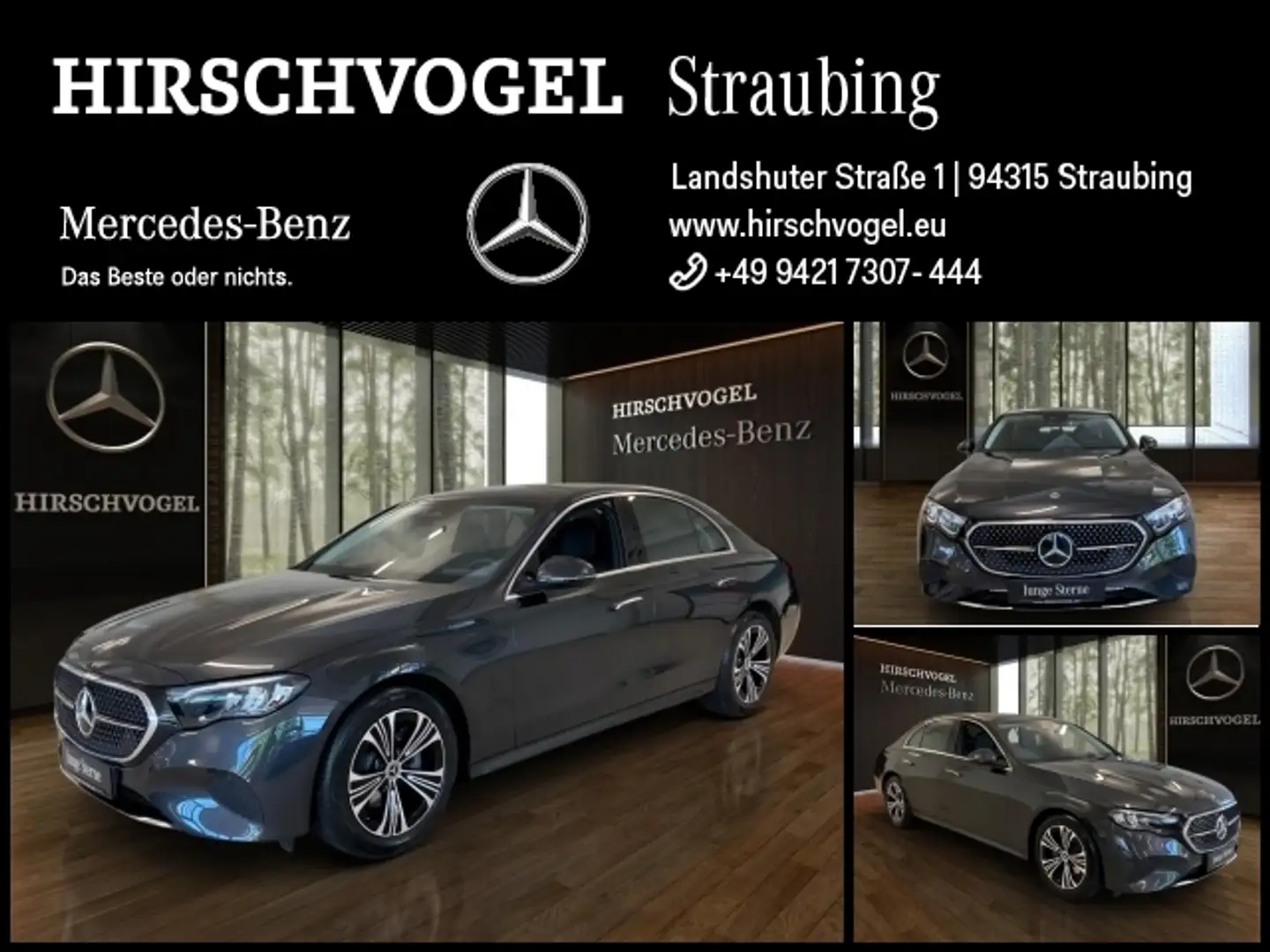 Mercedes-Benz E 220 d AVANTGARDE+AHK+DISTRON+KEYLESS+MBUX+LED Grau - 1