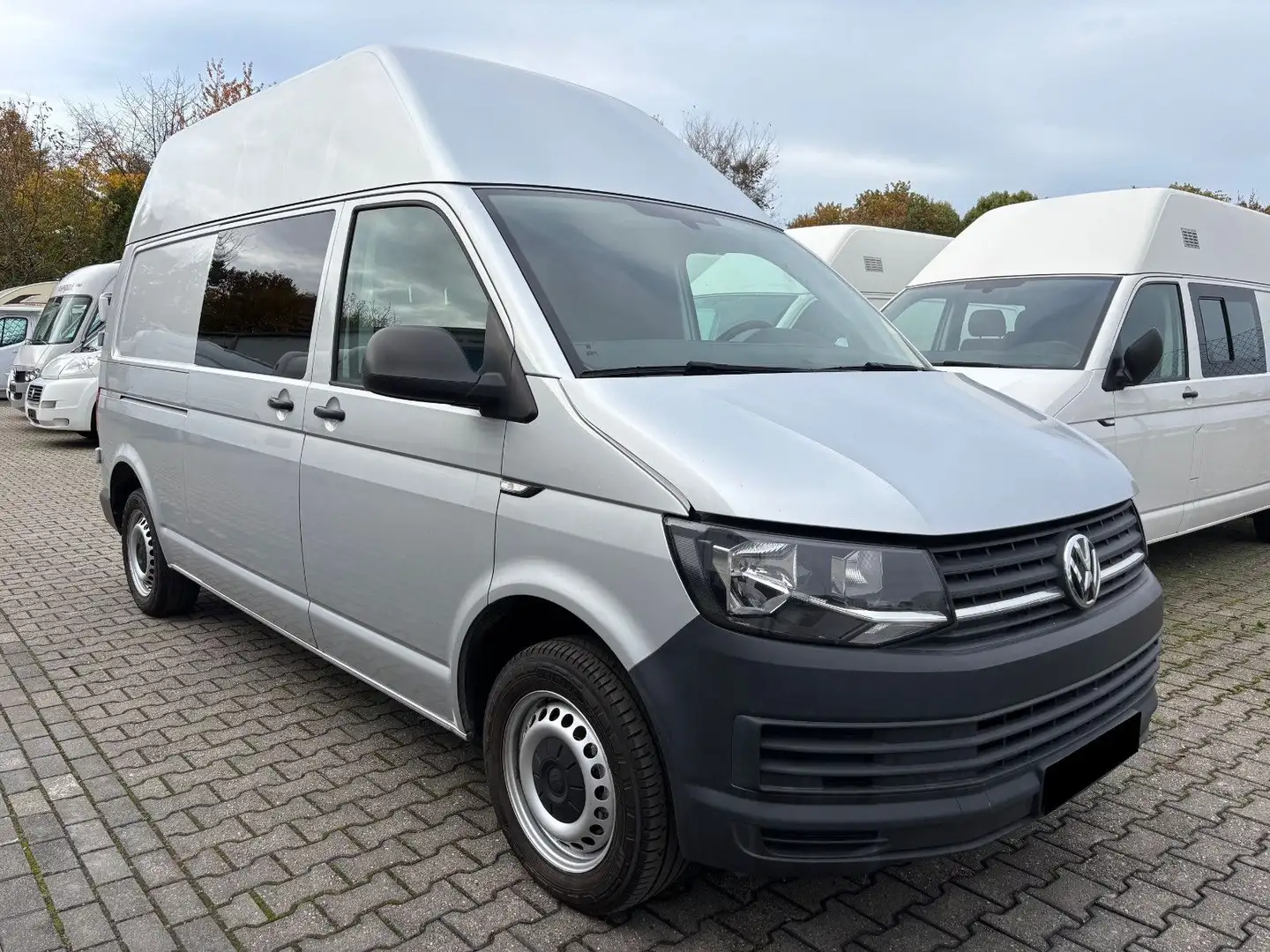 Volkswagen T6 Transporter T6 Kasten Hochdach lang L2H3 KLIMA Tempomat Argent - 1