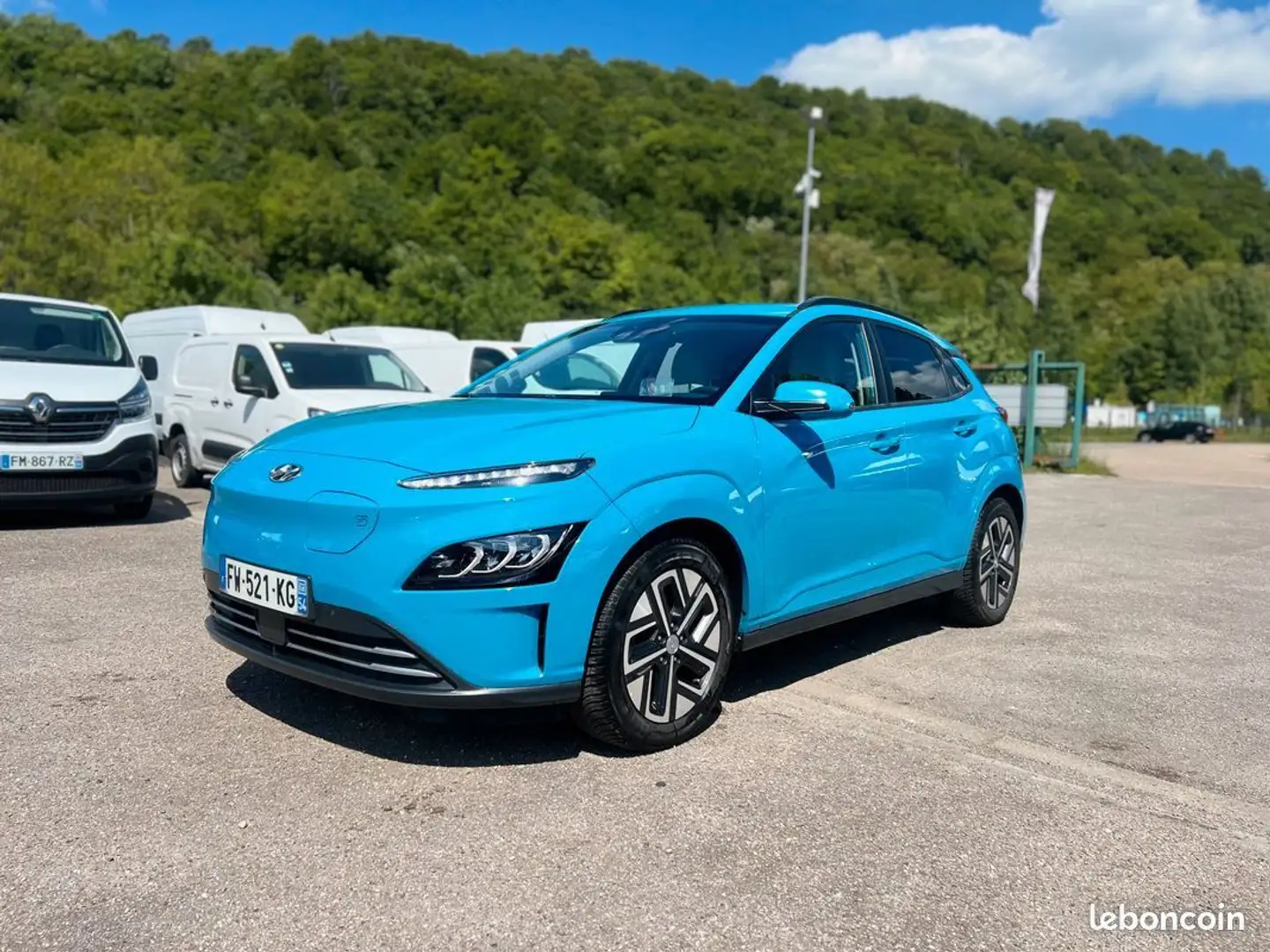 Hyundai KONA Electric 64kWh 204ch Executive Bleu - 2