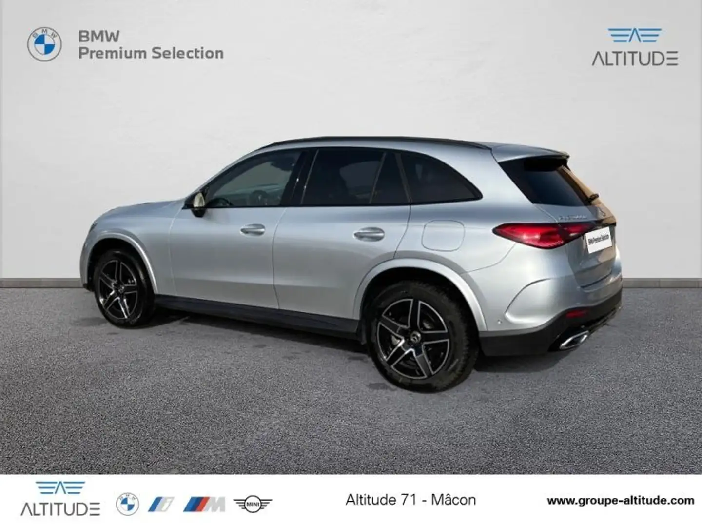 Mercedes-Benz GLC 300 300 de Hybrid 333ch AMG Line 4Matic 9G-Tronic Argent - 2