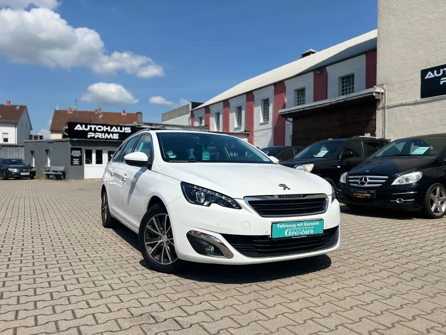 Peugeot 308 SW Allure+2L Blue HDI+1.HAND+PDC+NAVI+SHZ+E6 Blanco - 1