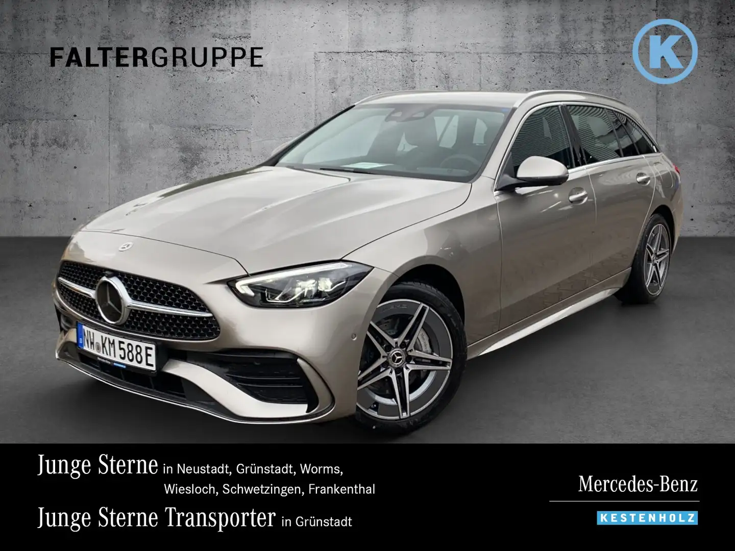 Mercedes-Benz C 300 C 300 e T AMG+AHK+DISTRO+360°+MEMORY+EASYP+AMBI Silber - 1