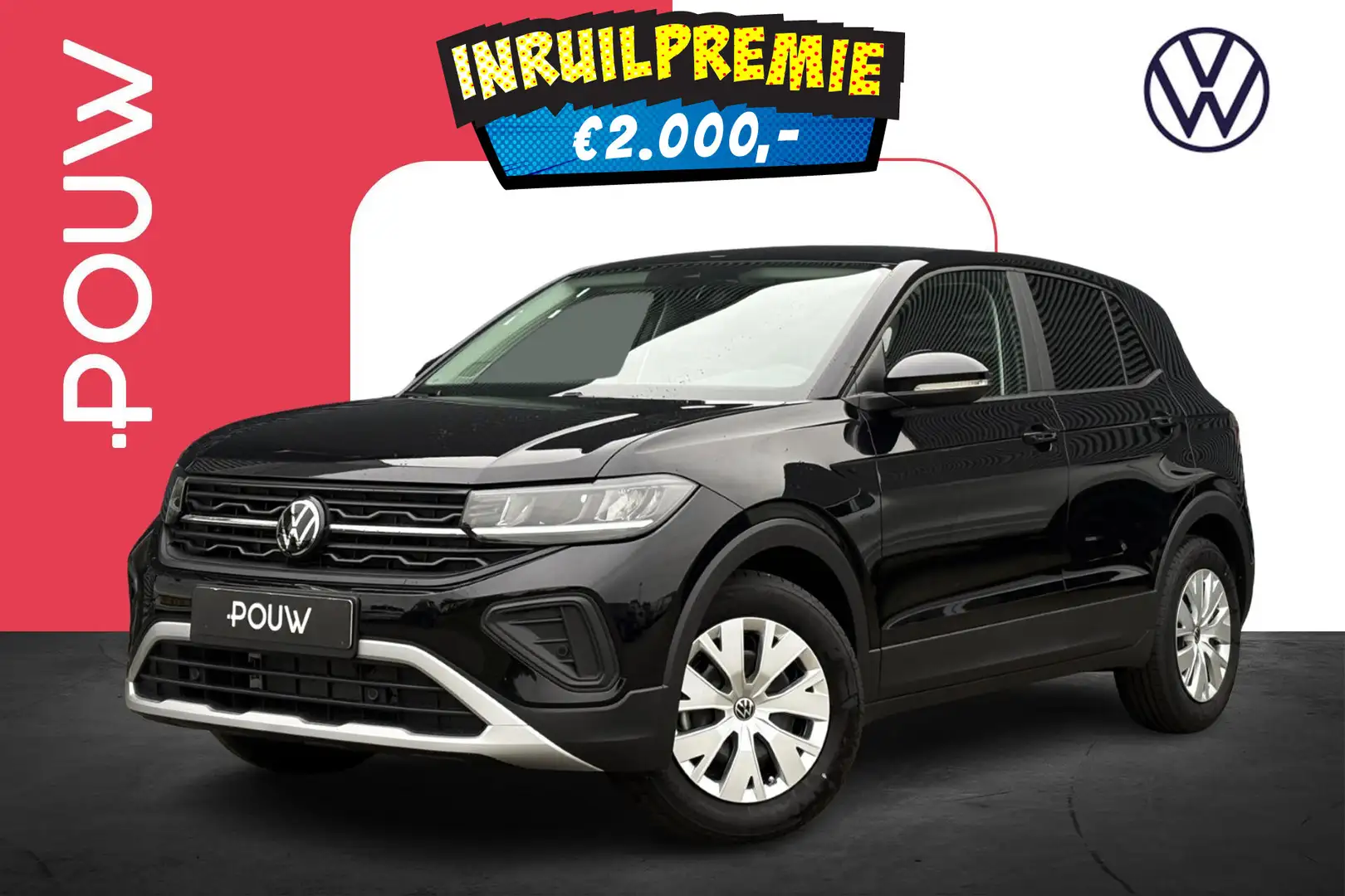 Volkswagen T-Cross 1.0 TSI 95pk Edition | Apple Carplay/Android Auto Zwart - 1