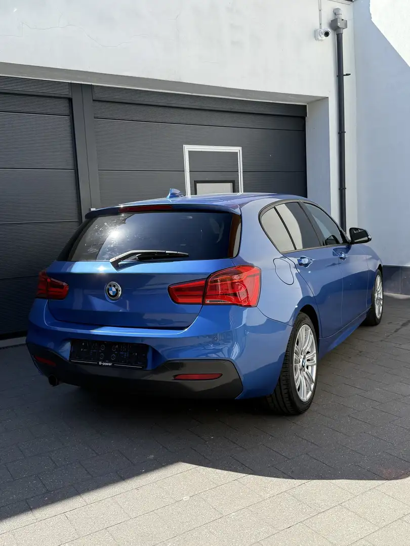 BMW 116 i M-pack VERKOCHT!! Blauw - 2