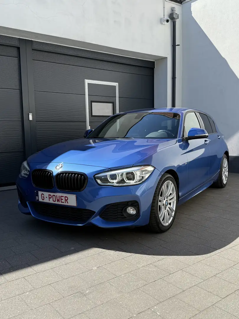 BMW 116 i M-pack VERKOCHT!! Blauw - 1