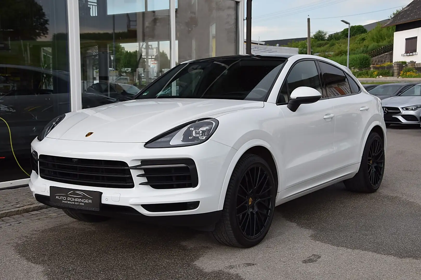 Porsche Cayenne Coupe *360°Kamera*Panorama*Luftfederung* Weiß - 2