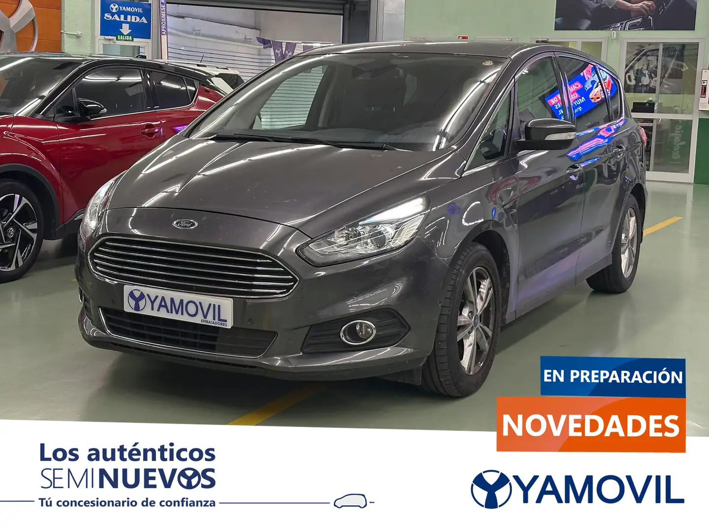 Ford S-Max 2.0TDCi Titanium 150 Gris - 1