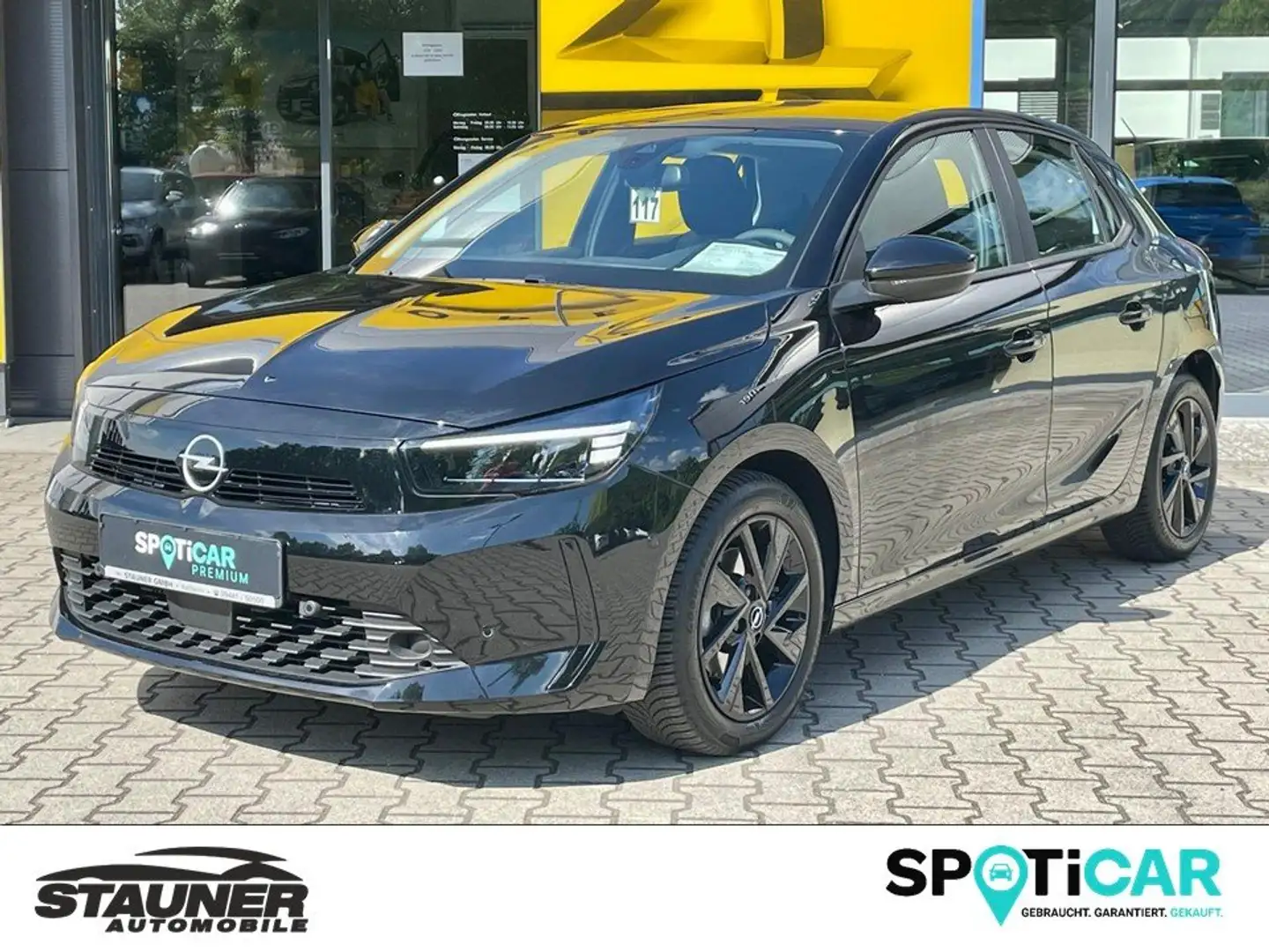 Opel Corsa F FACELIFT *180°KAMERA*LED*SHZ*LHZ*CARPLAY* Schwarz - 1