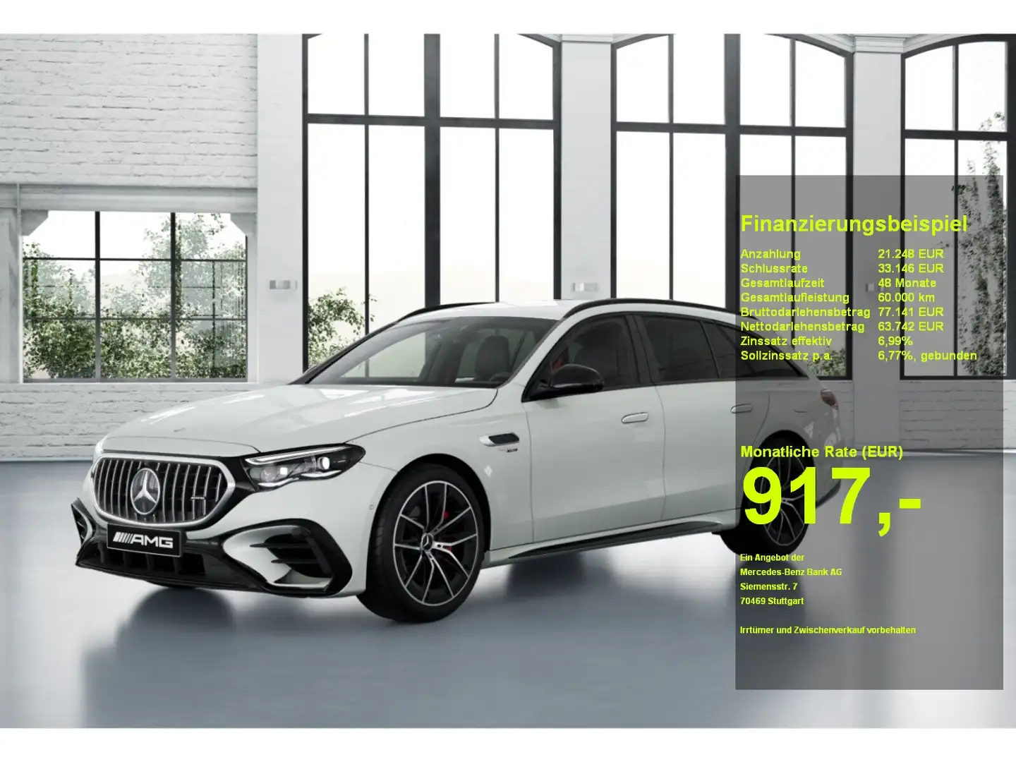 Mercedes-Benz E 53 AMG AMG E 53 Hybrid 4M+ AMG AHK Night 360°Burm-4D Weiß - 1