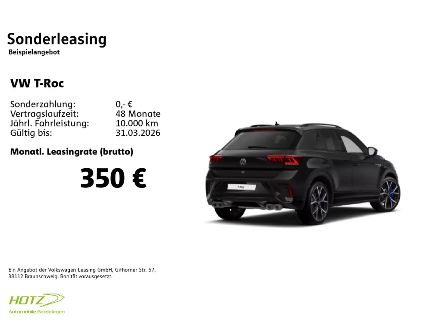 Volkswagen T-Roc 2.0 TSI DSG Akrapovic R-Performance Titan- Schwarz - 2