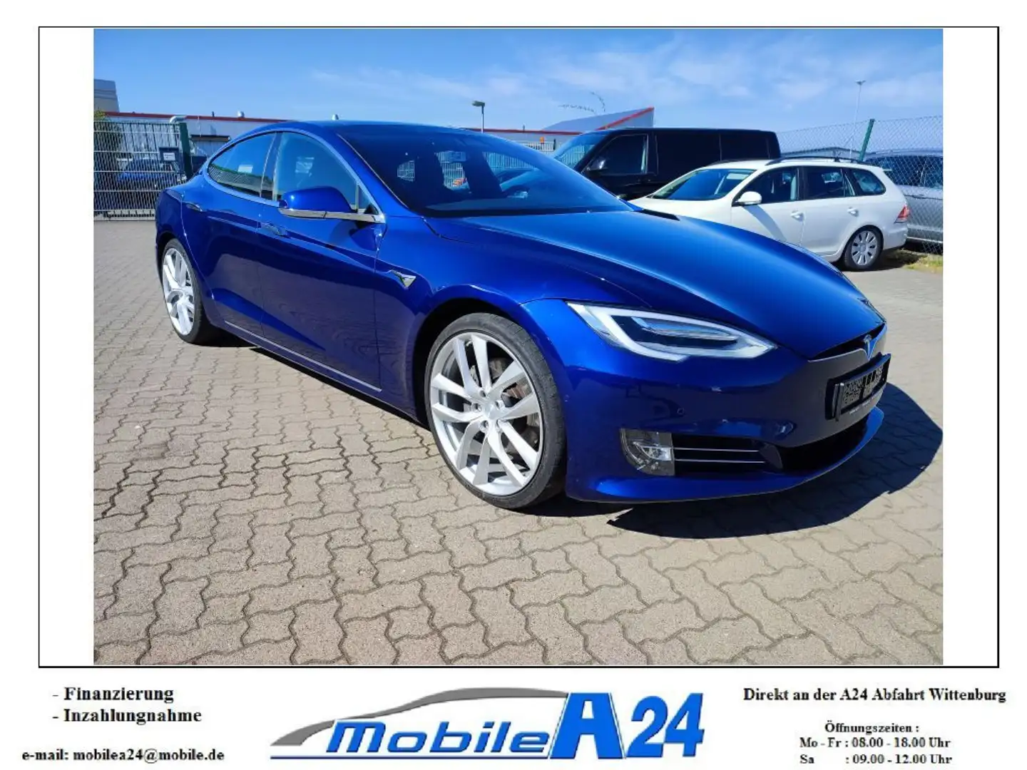 Tesla Model S 75D PREMIUMSITZE PANORAMADACH NP97T 21 Blue - 1