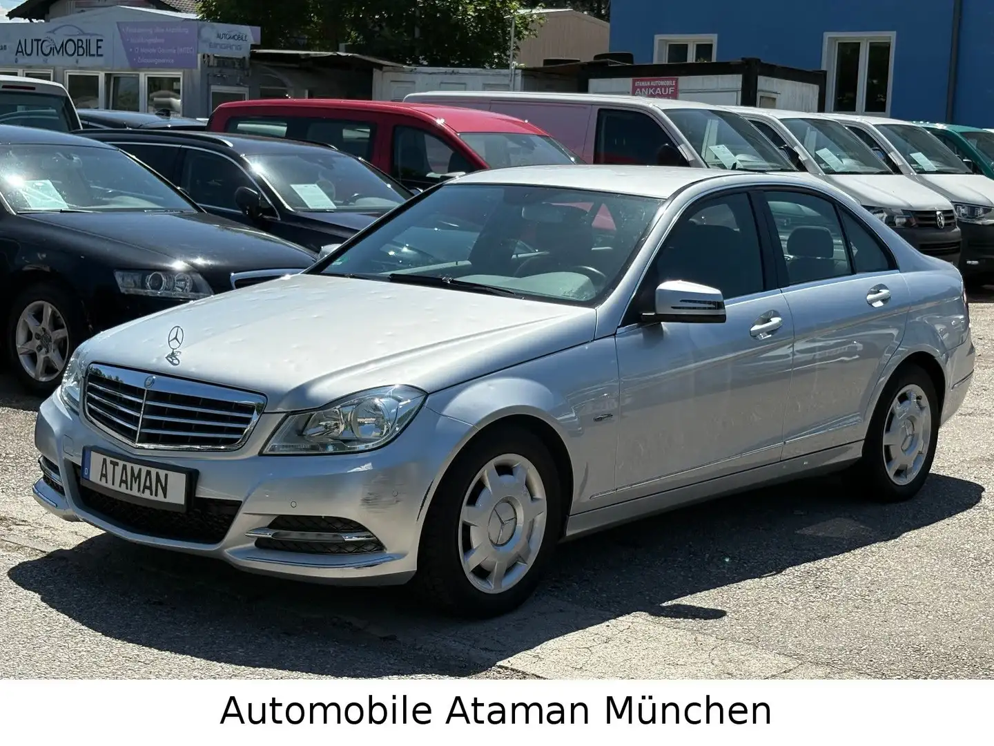 Mercedes-Benz C 180 Lim. Elegance / Navi / PTS / Euro5 Argent - 2